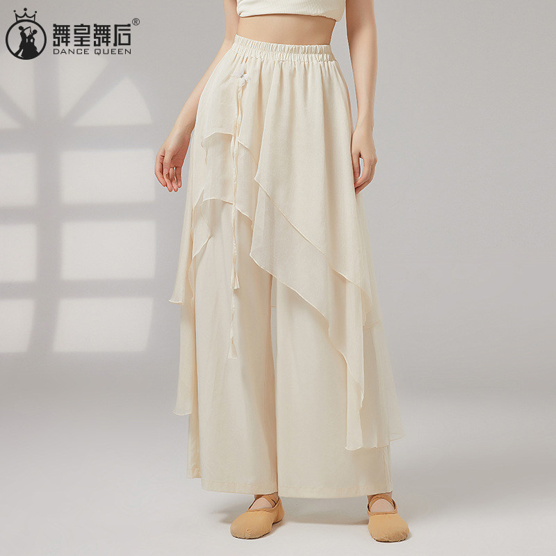 古典舞练功服装女长裤飘逸阔腿裤