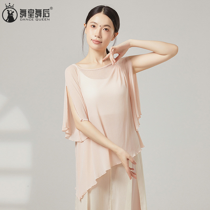 古典舞练功服宽松纱衣仙气飘逸