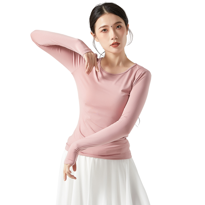 莫代尔套指练功服女上衣舞蹈服