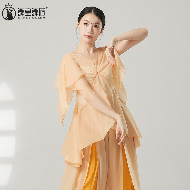 古典舞身韵服纱衣蝉翼中国风上衣