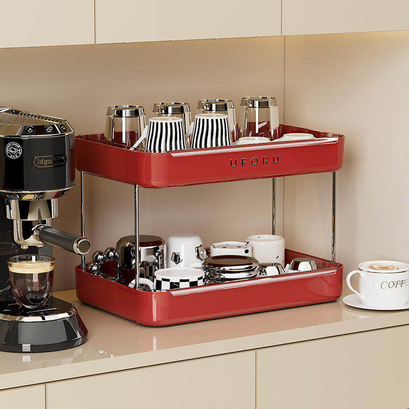Monrita德国酒杯咖啡杯收纳架桌面水杯茶杯置物架咖啡杯子沥水架