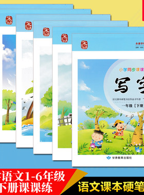丁永康字帖 写字课课练一二三四五六年级下册 语文同步字帖123456年级 人教部编版