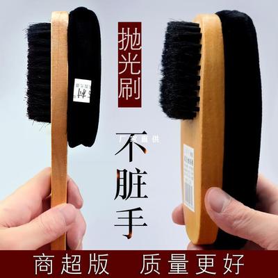 马鬃毛鞋刷软毛马毛刷打鞋油