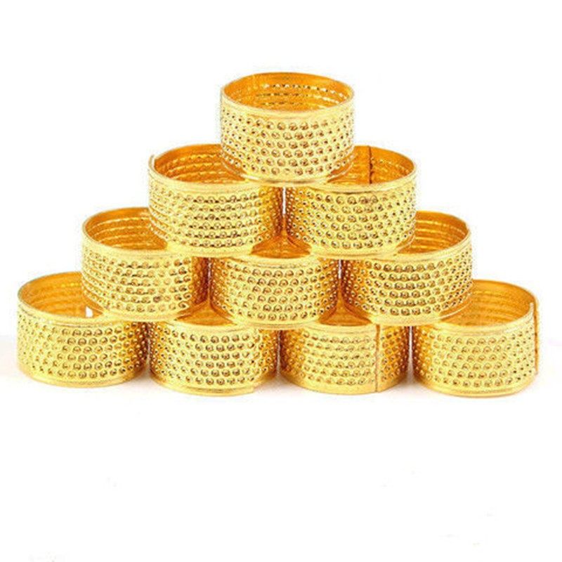 顶针指套顶针器diy缝纫十字绣手工防滑刺绣顶戒复古手缝顶针箍