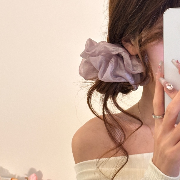 简约网纱大肠发圈简发饰肥肠圈