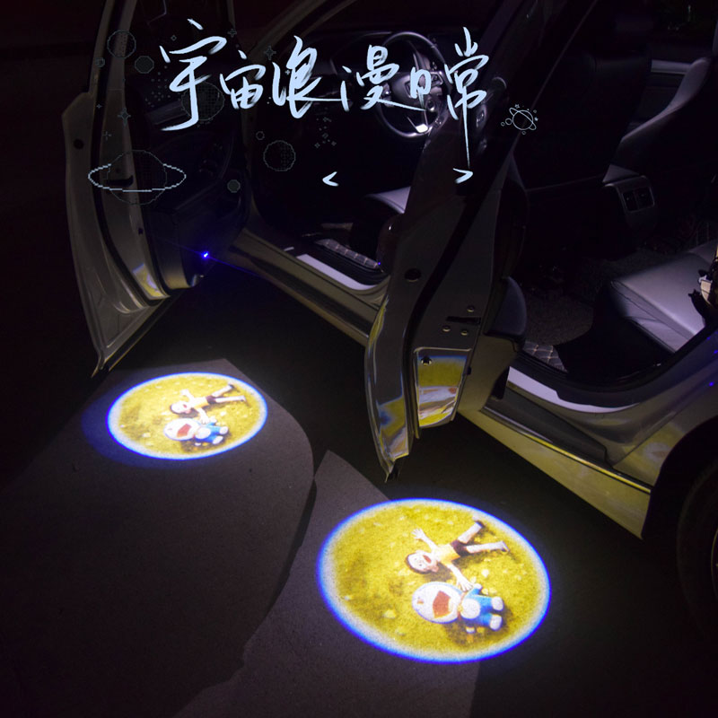哆啦A梦卡通汽车迎宾灯