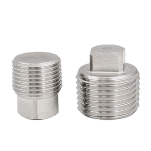 304不锈钢内六角堵头喉塞RC管堵PT/1分2分3分4分5分6分1寸油堵ZG1