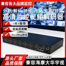 16路高清监控视频解码 器矩阵分屏拼接器H265兼容适用海康大华ONVF