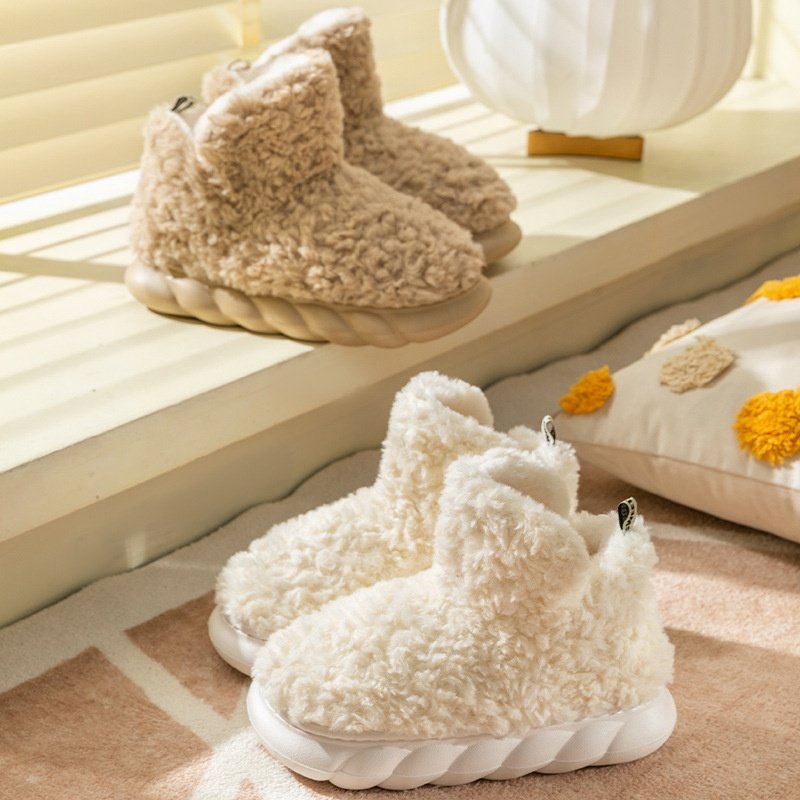 高帮包跟棉拖鞋冬季加绒保暖男女情侣居家室内外防滑软底毛毛棉鞋,居家布艺,居家棉拖/棉鞋,淘宝优惠券,粉丝福利购,淘宝优惠卷
