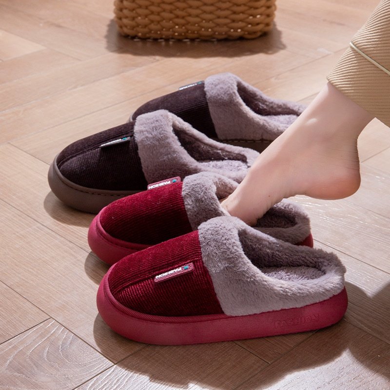 棉拖鞋女士2025新款秋冬季家居室内防滑加绒保暖月子鞋老人拖鞋男,居家布艺,居家亚麻拖鞋,淘宝优惠券,粉丝福利购,淘宝优惠卷