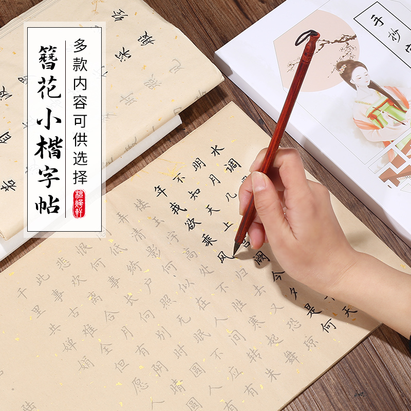 簪花小楷字帖练字专用钢笔式毛笔