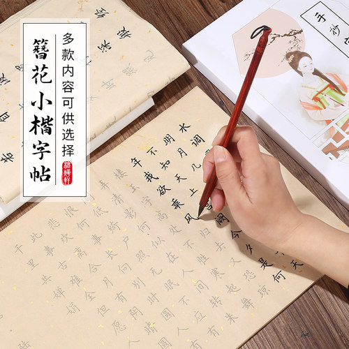 簪花小楷字帖练字专用钢笔式毛笔