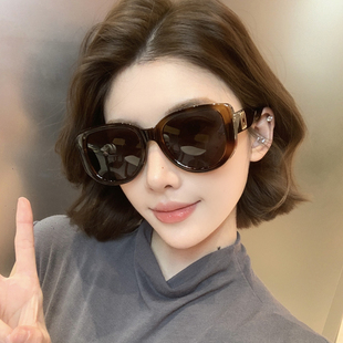 新款墨镜女老钱风UV400高级感大脸显瘦时髦猫眼开车偏光太阳眼镜