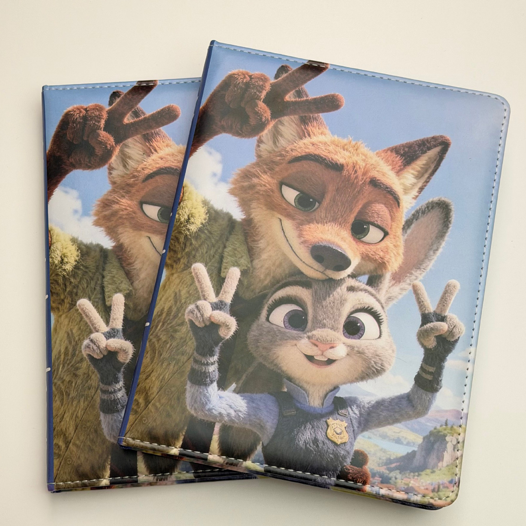 疯狂动物城A5比耶皮面笔记本新款印花手账尼克朱迪全彩页日记本子,文具电教/文化用品/商务用品,手帐/日程本/计划本,淘宝优惠券,粉丝福利购,淘宝优惠卷