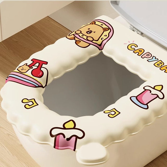 可水洗卡皮巴拉马桶粘贴