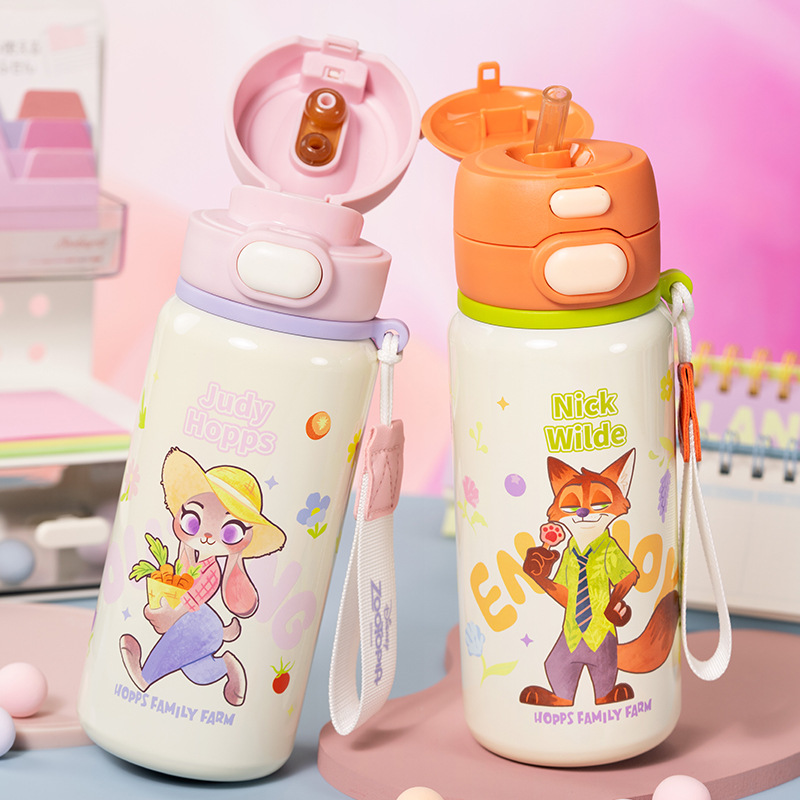 朱迪兔子警官儿童保温杯