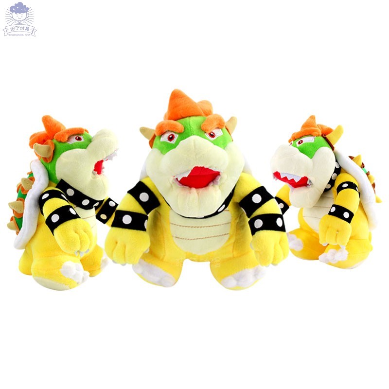 超级supermario玛丽奥游戏动漫周边库巴火龙毛绒玩具公仔玩偶站款