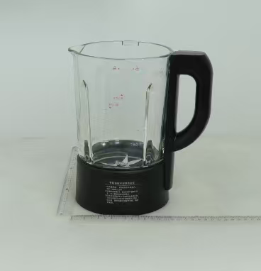 美的破壁机配件MJ-PB80D71原装全新加热搅拌玻璃杯/搅拌刀盘组件