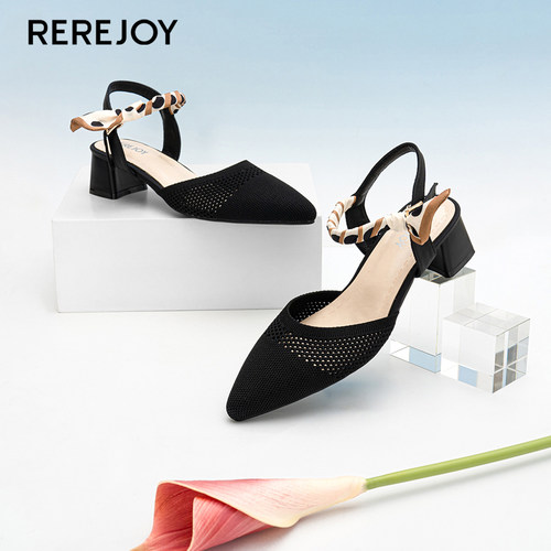 REREJOY镂空包头凉鞋女