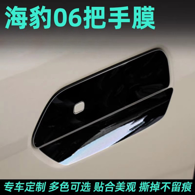 海豹06DMI门碗保护贴改色