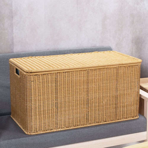 桂味源翻盖特大号收纳箱塑料编织