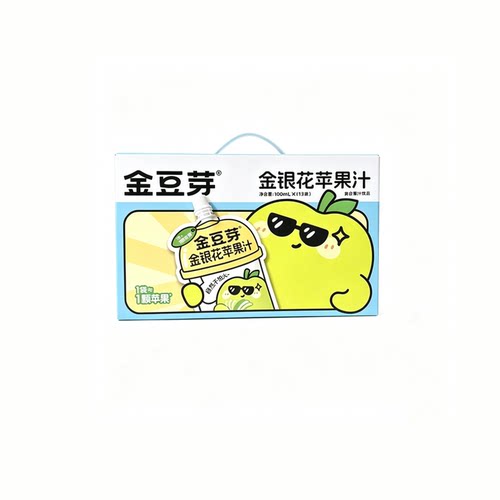 金豆芽金银花苹果汁0添加13袋