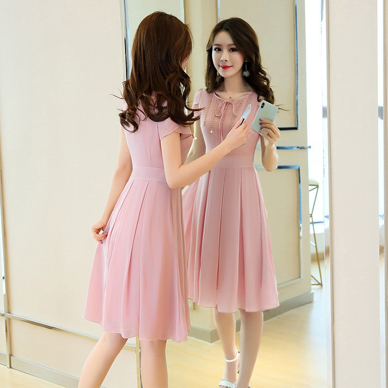 纯色鹿向南小清新韩版潮流时尚百搭休闲显瘦修身2022夏季短袖圆领