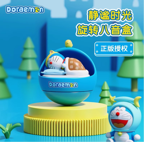 漫博潮玩哆啦A梦八音盒礼物摆件
