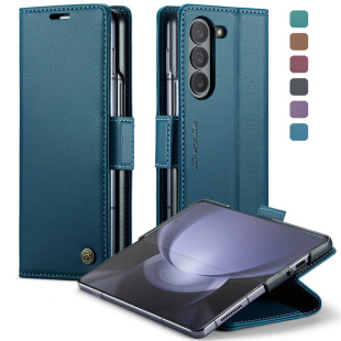 25防盗刷外壳全包防摔w24皮套磁吸支架高级感商务 6折叠屏手机壳翻盖插卡fold5保护套w26 适用三星Z Fold7