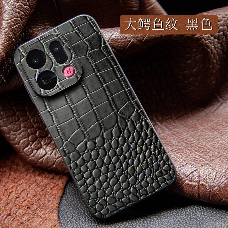 oppofindx9ultra手机壳真皮单底