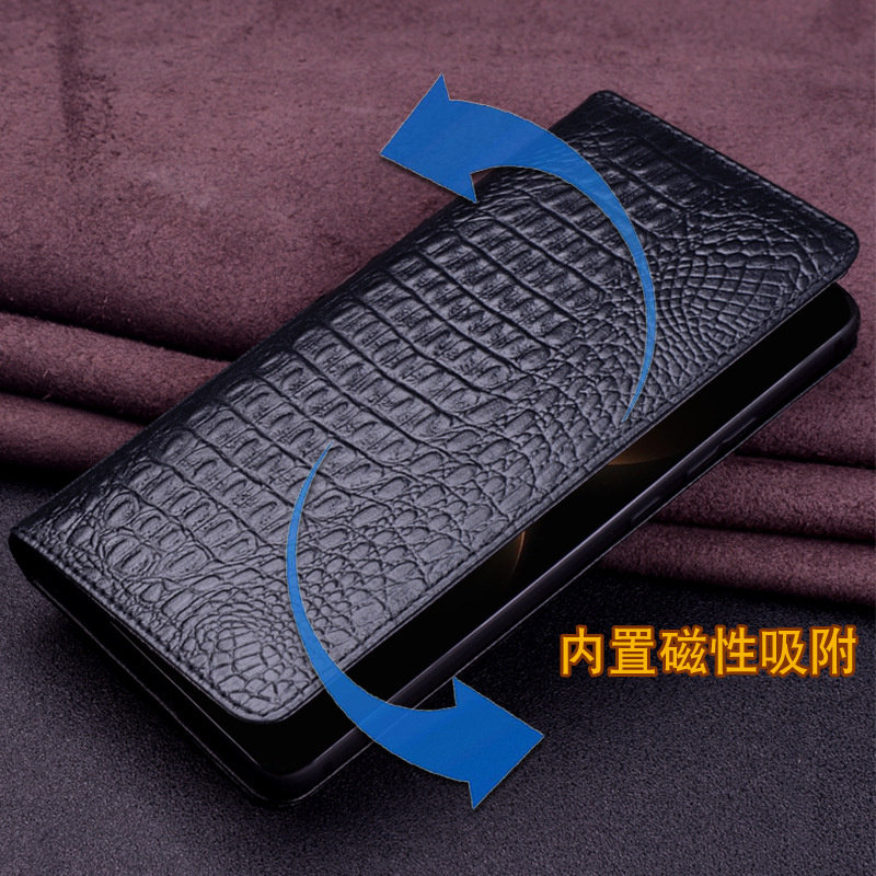 适用华为Mate80promax手机壳翻盖商务真皮Mate70RS非凡大师外壳支架mate60pro+保护套防摔磁吸支架男女高档新
