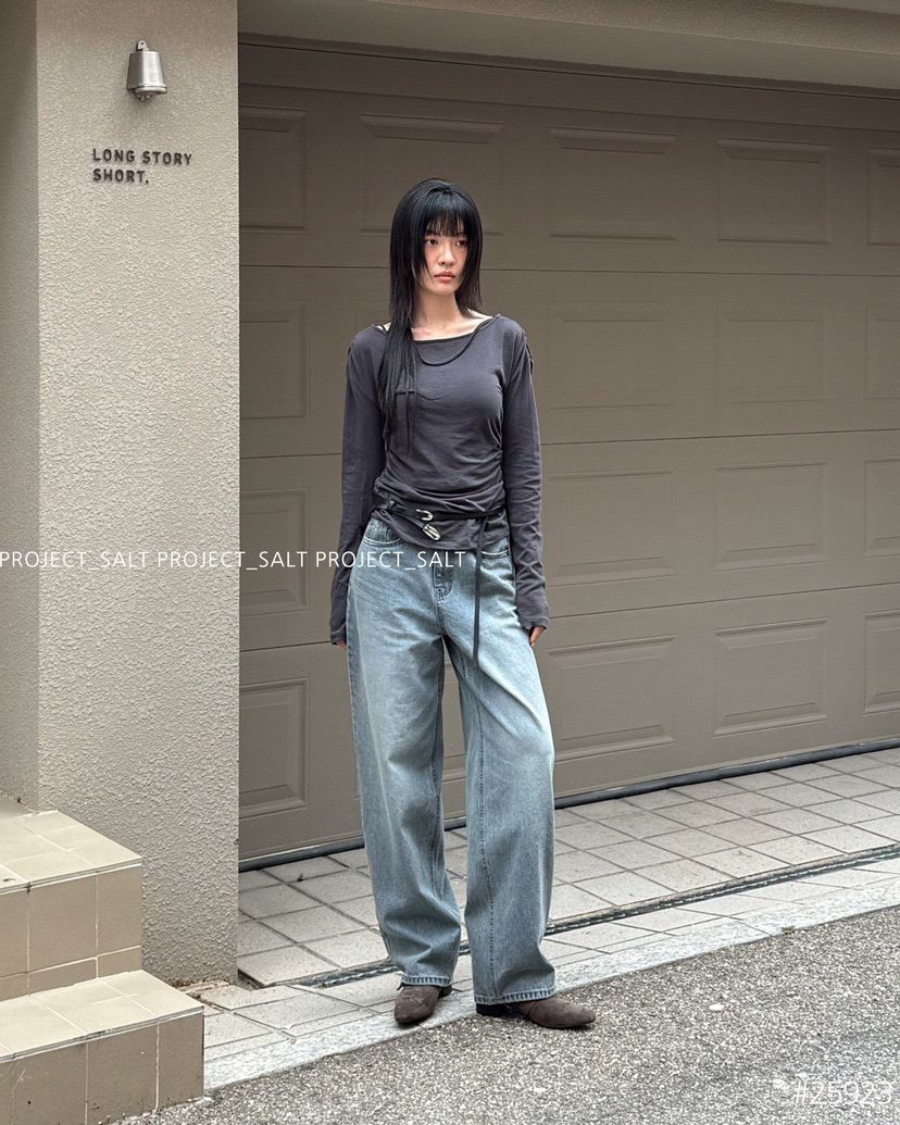 韩国小众设计师品牌2025牛仔裤