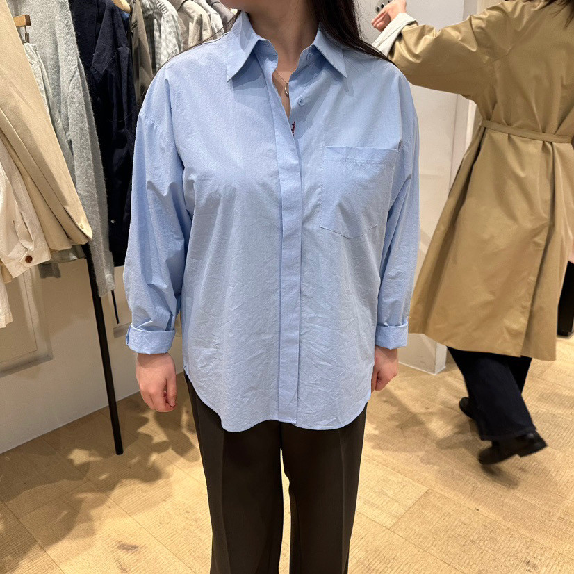 现货～OVERTAKE韩国正品设计师品牌2026春款百搭宽松长袖衬衫女