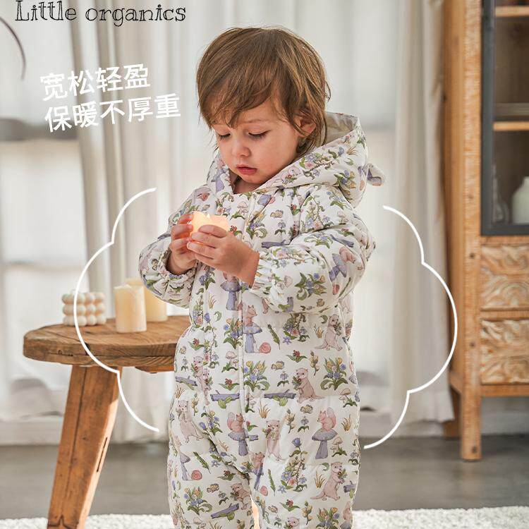 yagogo宝宝连体羽绒服冬季