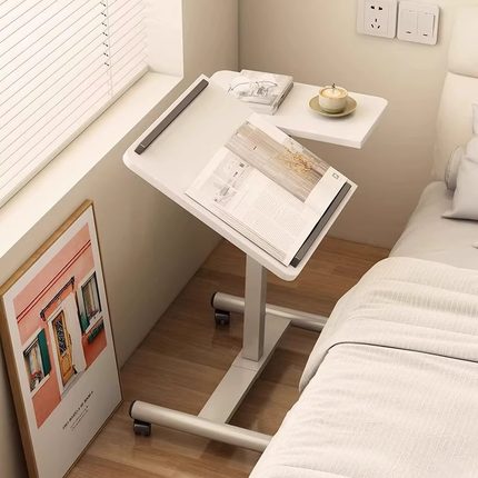 床边桌可移动床上电脑桌卧室笔记本小桌子升降书桌家用学习折叠桌