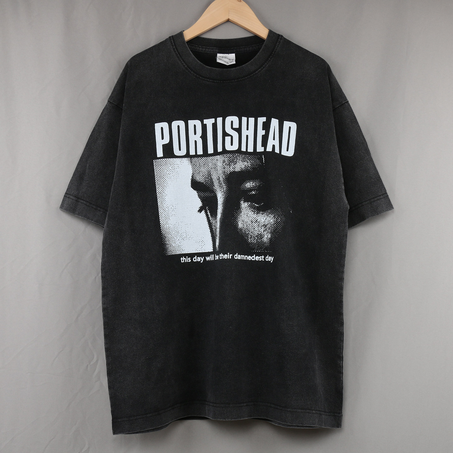 Portishead短袖T恤神游Trip Hop痴哈乐队吹泡电子音乐复古男女Tee