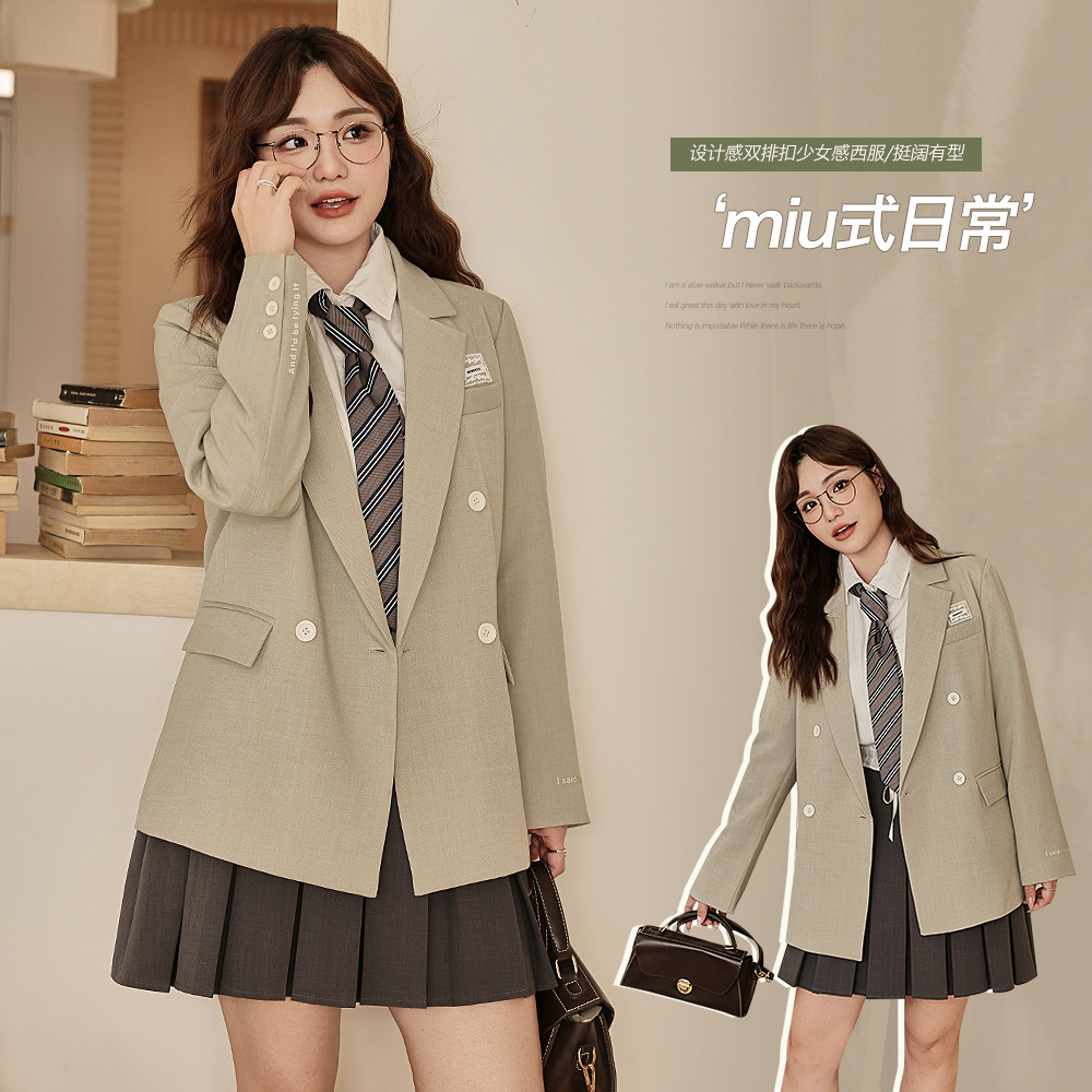 CHANGE大码女装胖mm翻领西装200斤胖妹妹设计感宽松西服外套,女装/女士精品,常规大码外套,淘宝优惠券,粉丝福利购,淘宝优惠卷