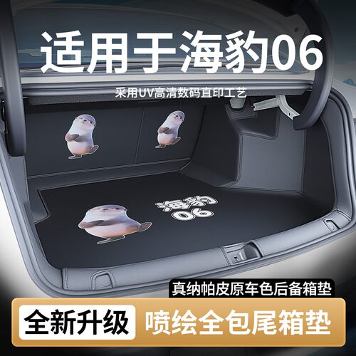 专用比亚迪海豹06全包围后备箱垫