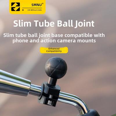 适用 Shima摩托车手机座薄管25mm后视镜杆球头江歌