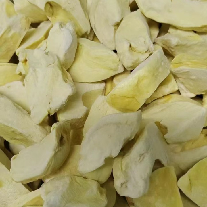 泰鲜生特级FD榴莲冻干金枕冻干榴莲干原料原切榴莲块散装工厂