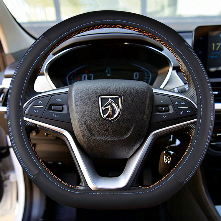 汽车方向盘套D形型宝骏510 730 310W宝骏530 360平底把套四季通用