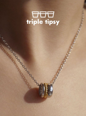 原创纯银转运项链tripletipsy
