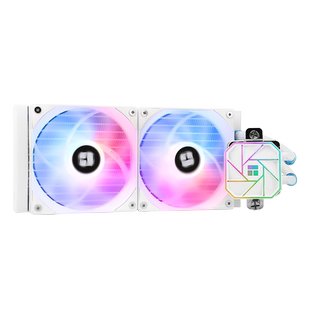 利民AE240 V3 ARGB白色水冷 三代12/13代一体式水冷散热器360