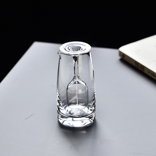 二两分酒器家用手工白酒杯套装一壶一杯小号一口高脚烈酒杯带刻度