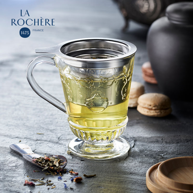LaRochere法国礼盒茶汤分离茶杯