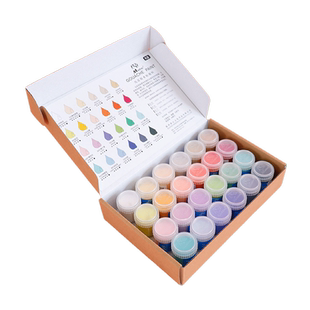 马蒂斯脱胶水粉颜料套装24色48色63色瓶装艺考设计专用脱脂脱胶免调色22ml美院高考鲁美设计纯色灰色白色颜料