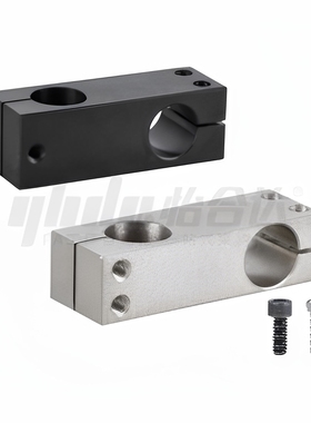 RDF01光轴十字固定夹连接件45号钢光轴固定夹光轴夹座支柱固定夹