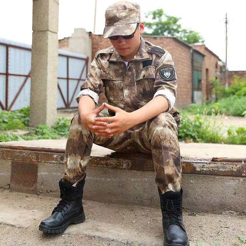 防污耐脏废墟迷彩服真品劳保服男