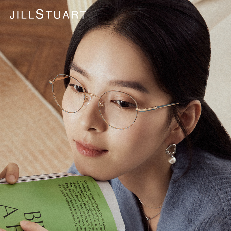 JILLSTUART姬丝图特金属圆形镜架