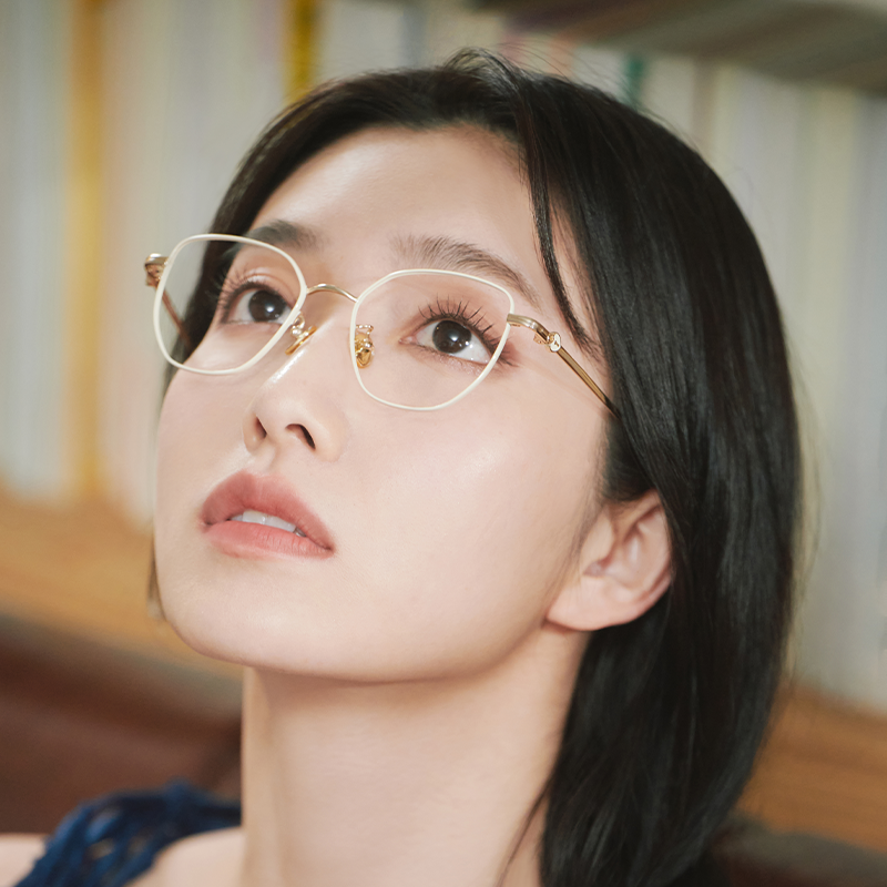 jillstuart眼镜架钛合金大框新款文艺眼镜框可配度数女 js70087